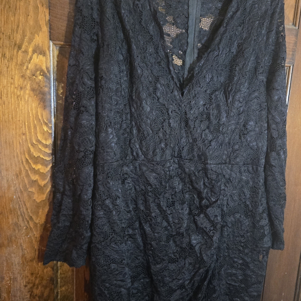 Fashion to Figure Black Lace Dress